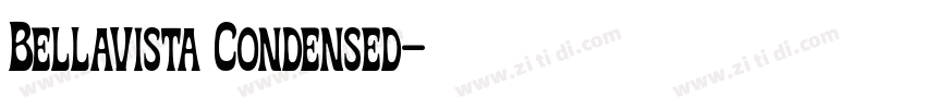 Bellavista Condensed字体转换 Bellavista Condensed字体转换